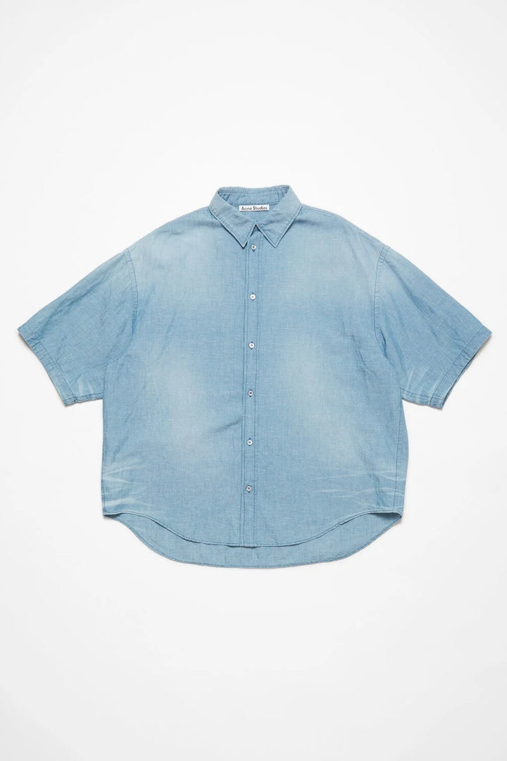 ACNE STUDIOS Button-Up Shirt Logo Stamp - Dale