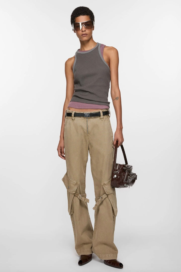 ACNE STUDIOS Cargo Trousers Washed Beige - Dale