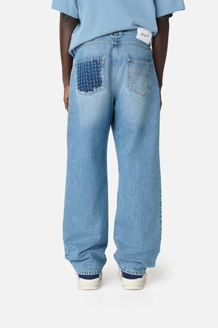 AXEL ARIGATO Patchwork Relaxed Jeans - Dale