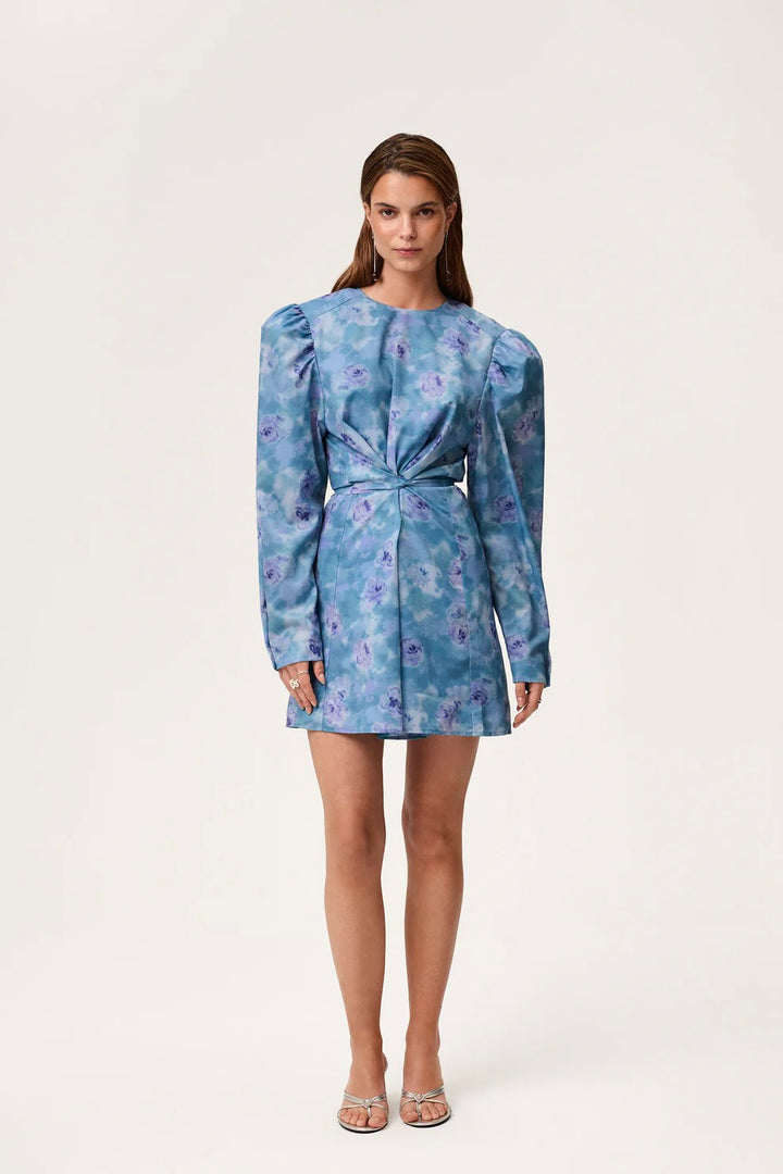 ADOORE Cannes Mini Dress Dusty Blue - Dale