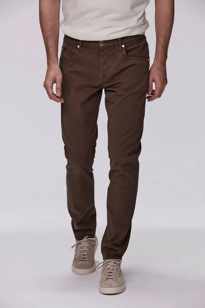 MINOSS 5-PKT CLYO STRETCH DARK BROWN - Dale
