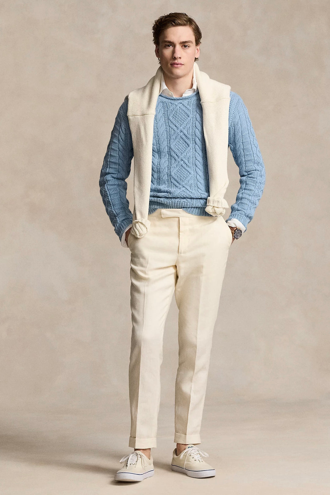 POLO RALPH LAUREN Cotton-Blend Fisherman's Jumper - Dale