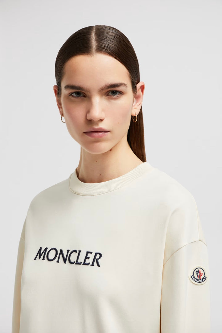 MONCLER Embroidered Tonal Logo Sweatshirt - Dale