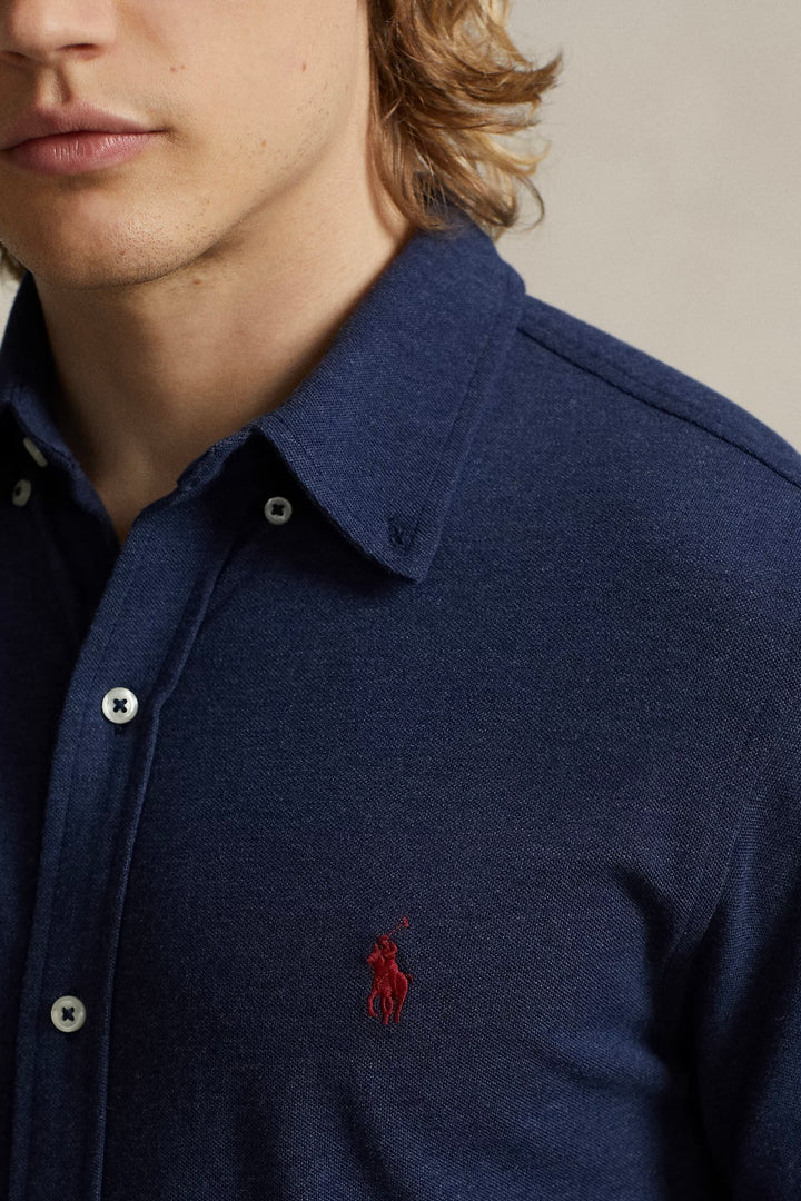 POLO RALPH LAUREN Featherweight Mesh Shirt Navy Heather - Dale