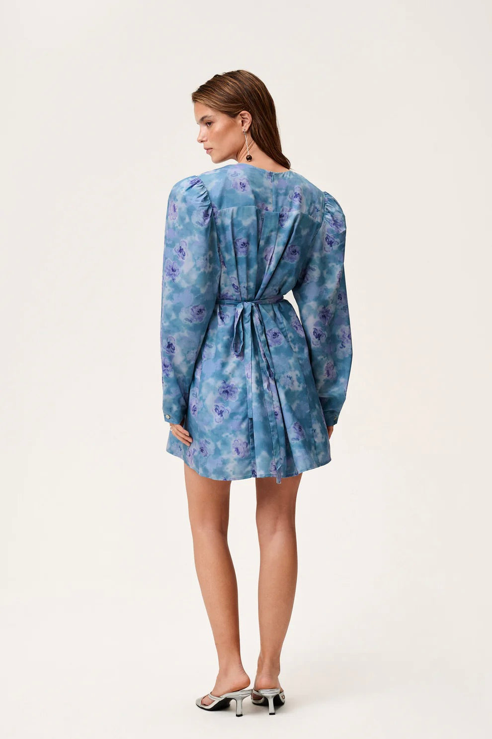 ADOORE Cannes Mini Dress Dusty Blue - Dale