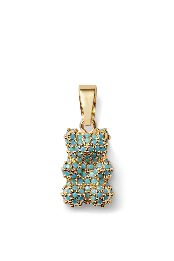 CRYSTAL HAZE Pave Nostalgia bear - Mykonos blue - Dale