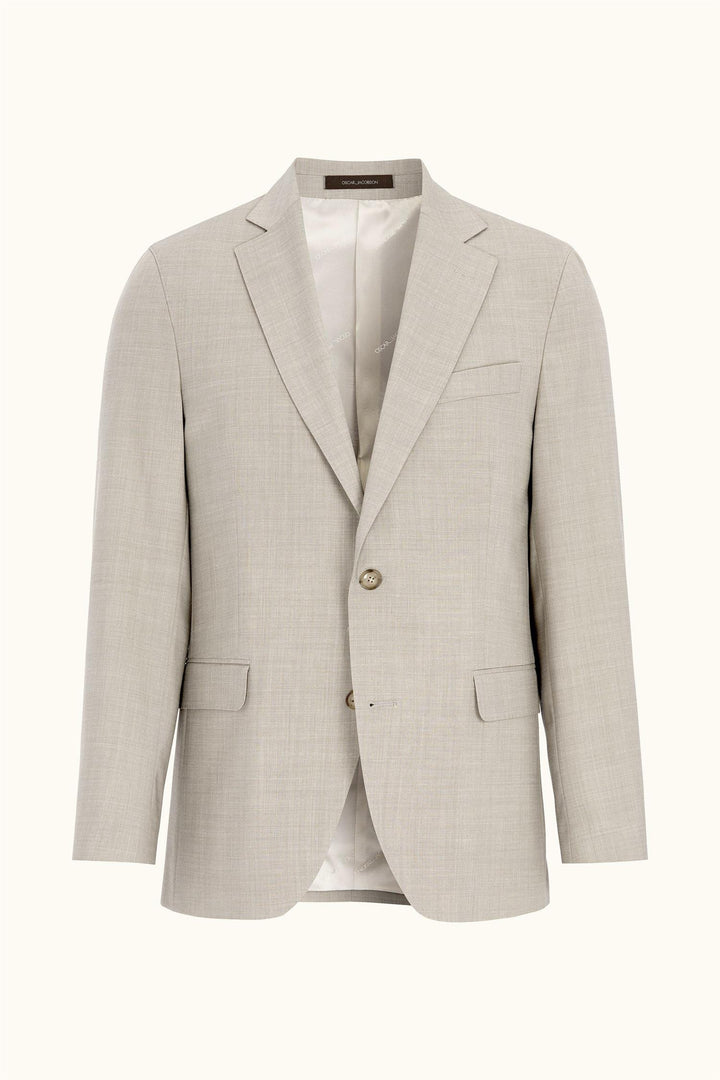 OSCAR JACOBSON Fogerty Blazer Nubuck Beige - Dale