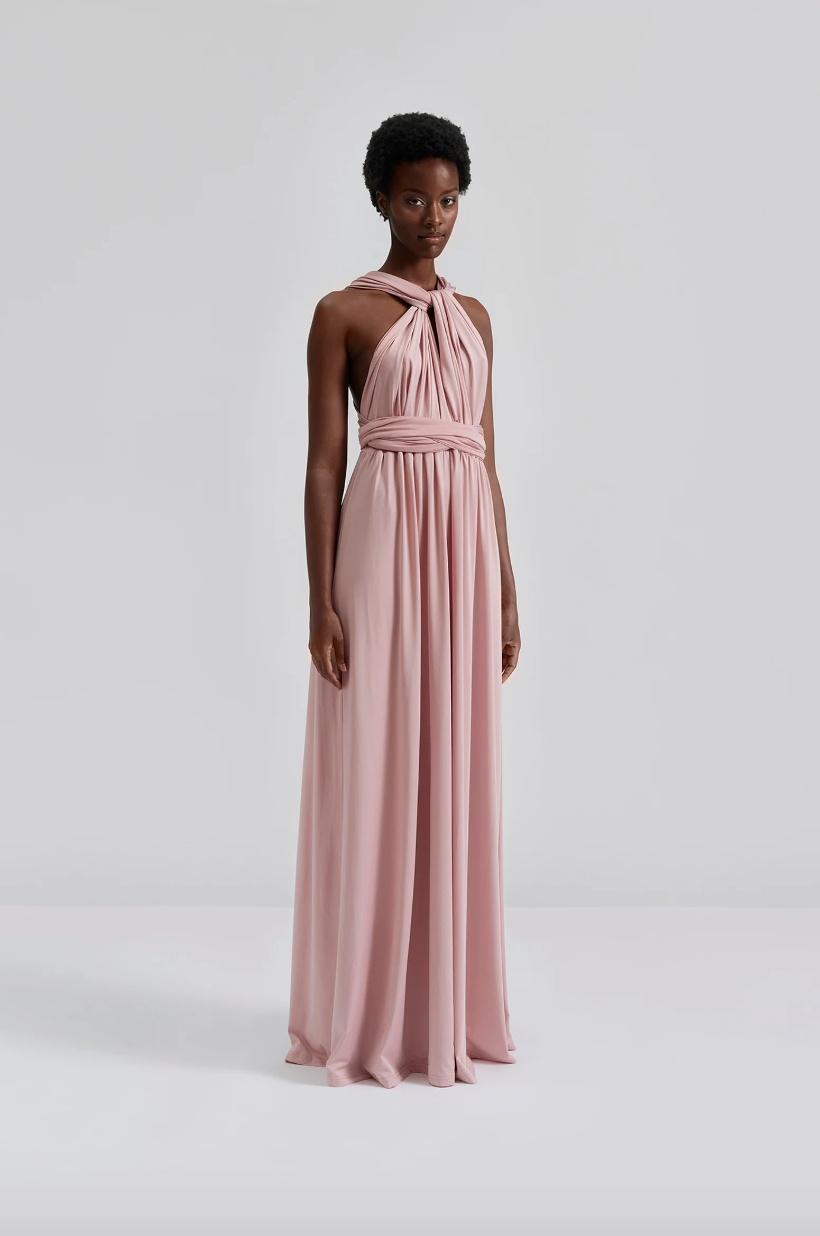 BY MALINA Lola Wrap Dress - Pink - Dale