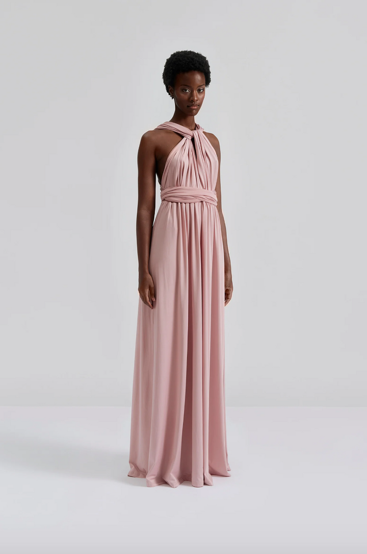 BY MALINA Lola Wrap Dress - Pink - Dale