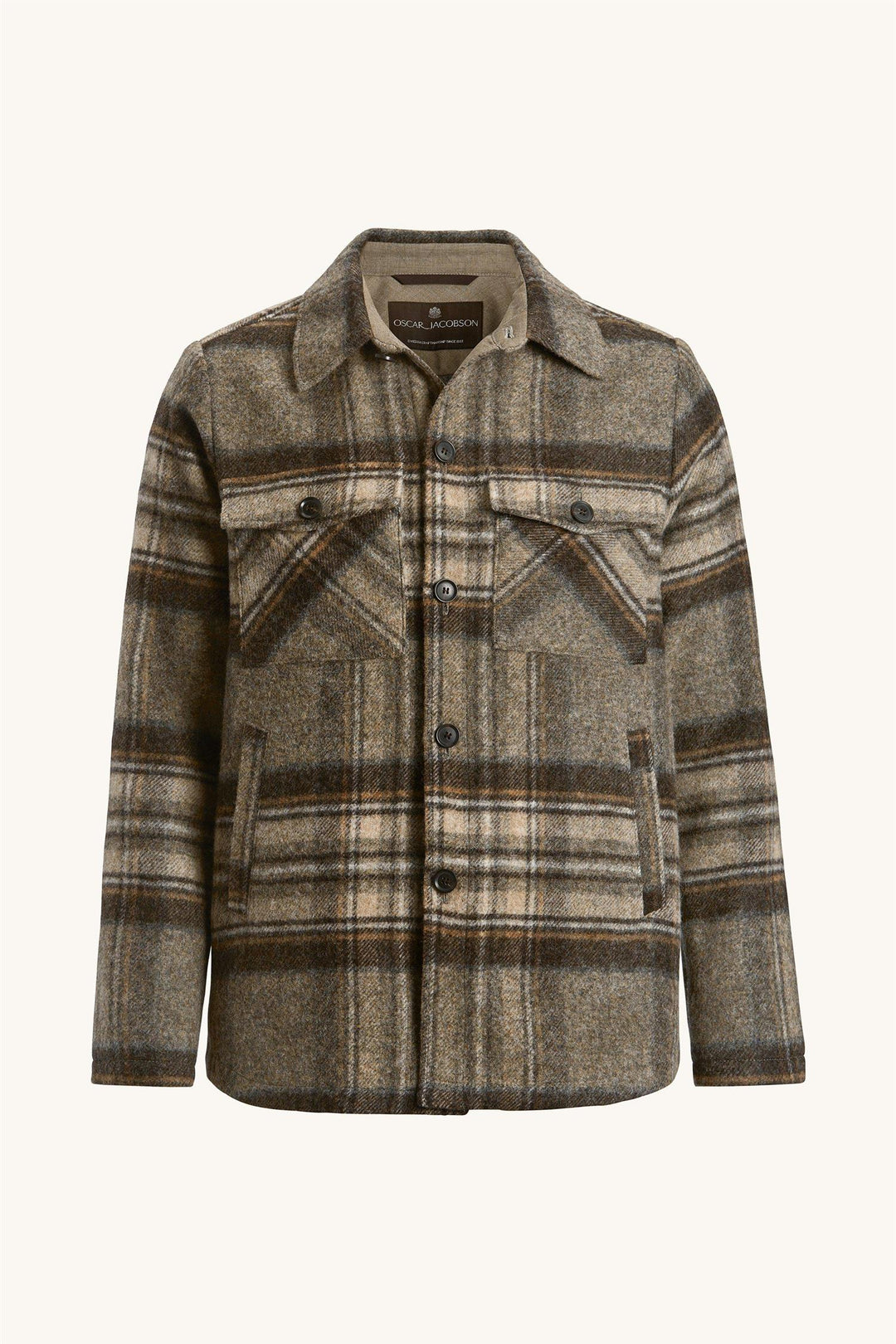 OSCAR JACOBSON Maverick Check Overshirt - Dale