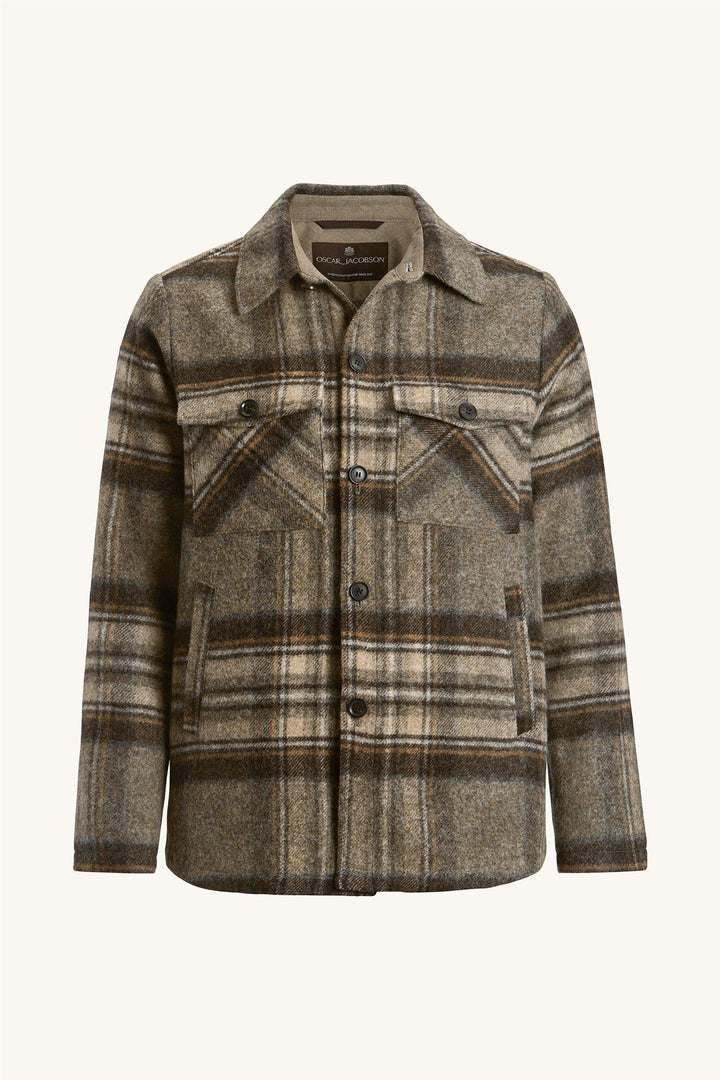 OSCAR JACOBSON Maverick Check Overshirt - Dale