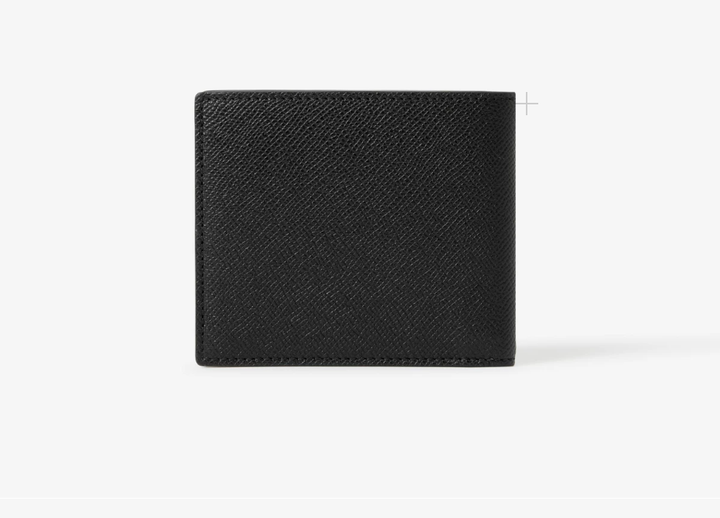 BURBERRY Grainy Leather TB Bifold Wallet - Dale