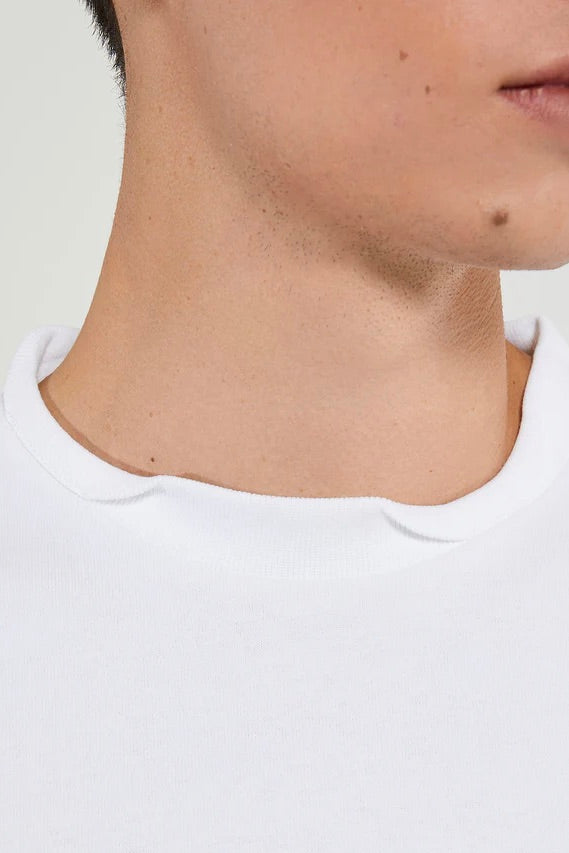 ACNE STUDIOS Long Sleeve T-Shirt with Print Optic White - Dale