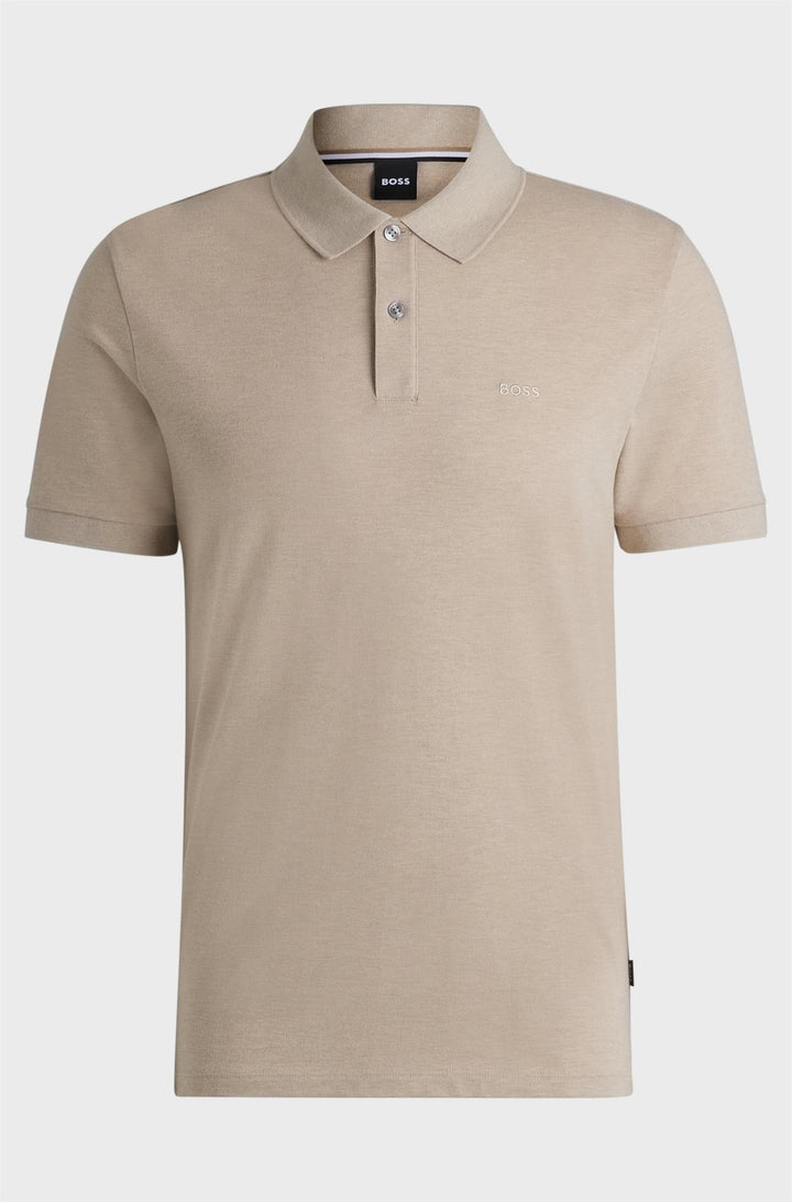 BOSS Pallas Pique Open White - Dale