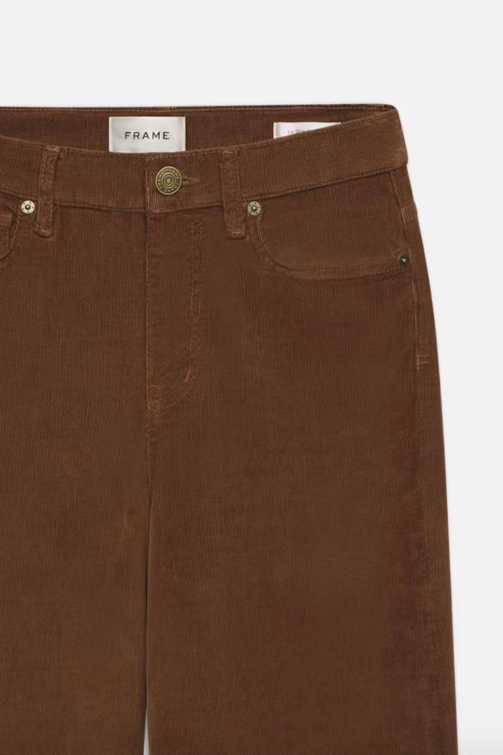 FRAME Le Slim Palazzo Corduroy Toast - Dale