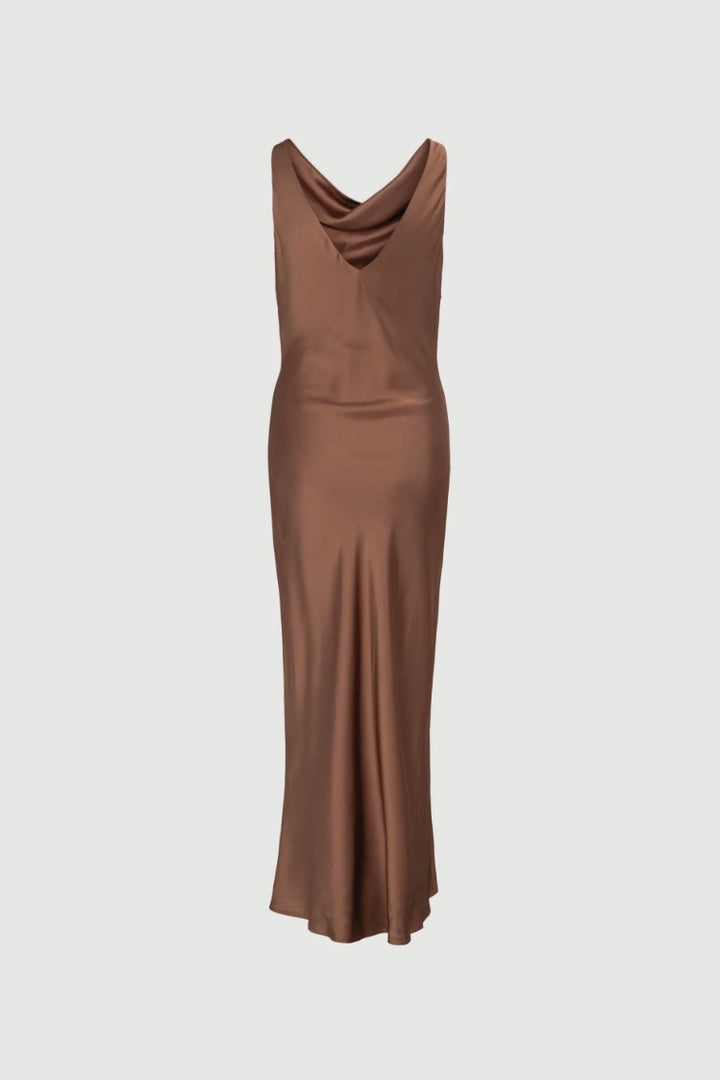 ENVELOPE 1976 Cameron Dress Mocca - Dale