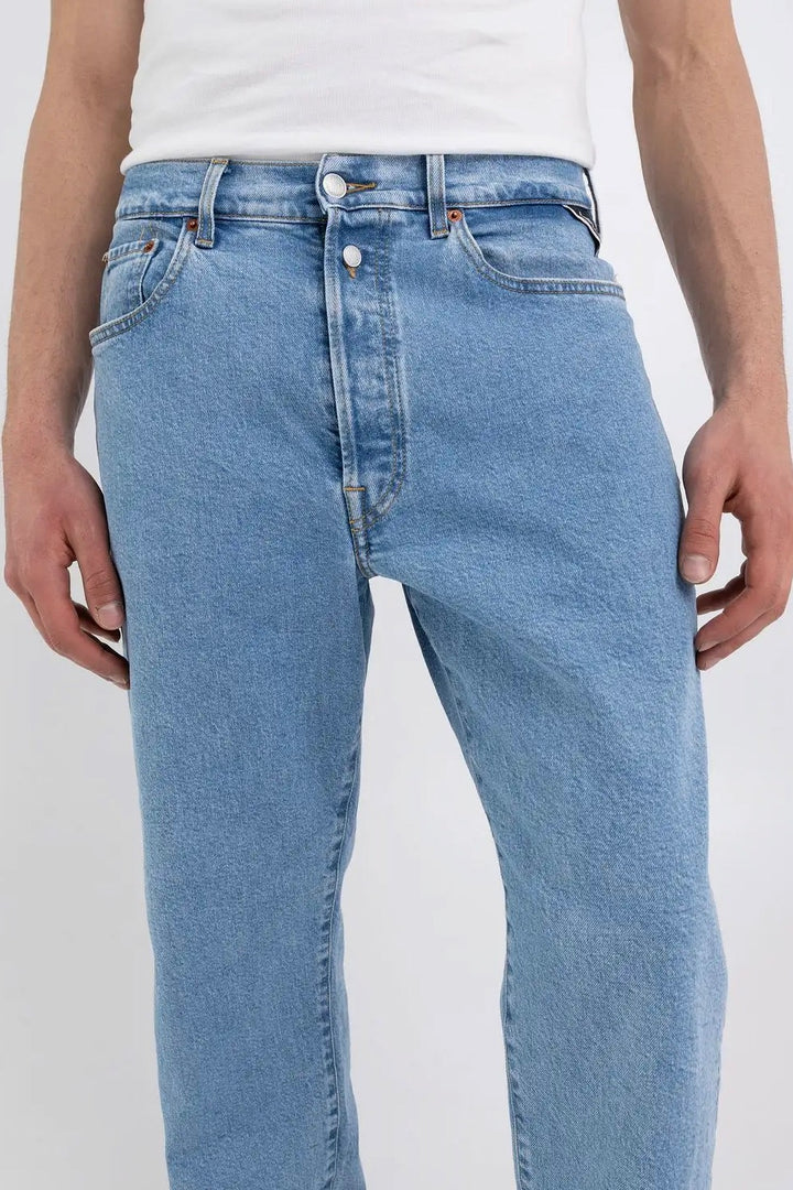 REPLAY M9Z1 Straight Fit Jeans 901 Light Blue - Dale