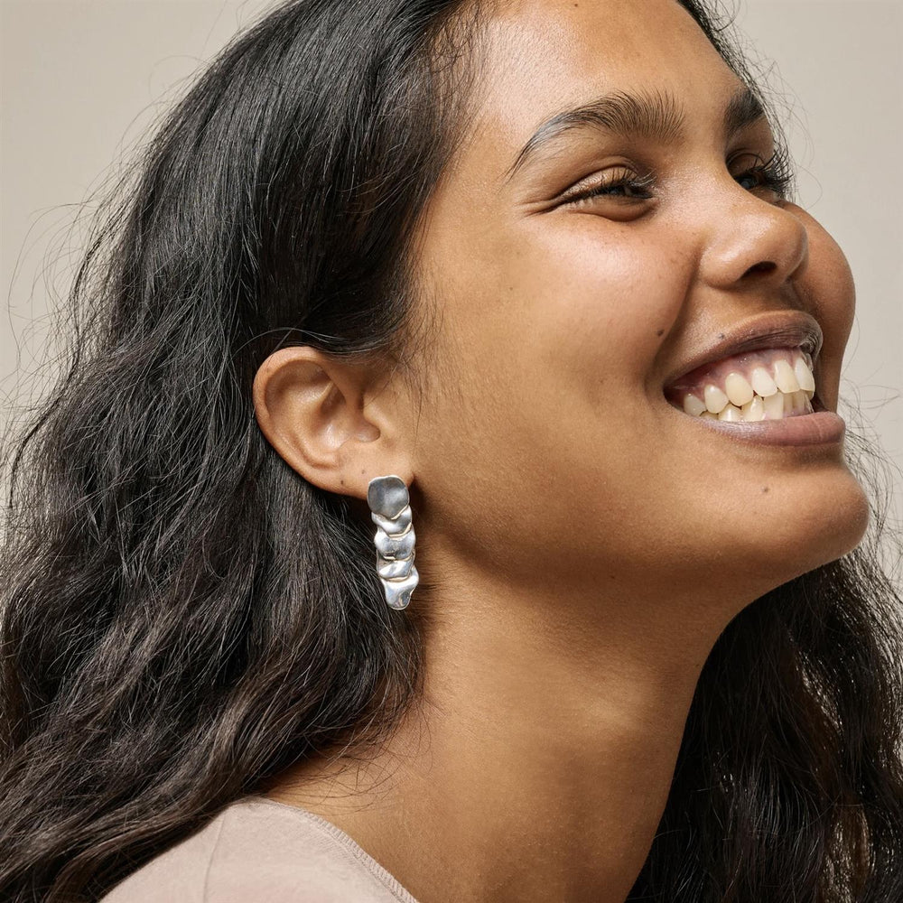 ENAMEL Sahara Earrings Silver - Dale