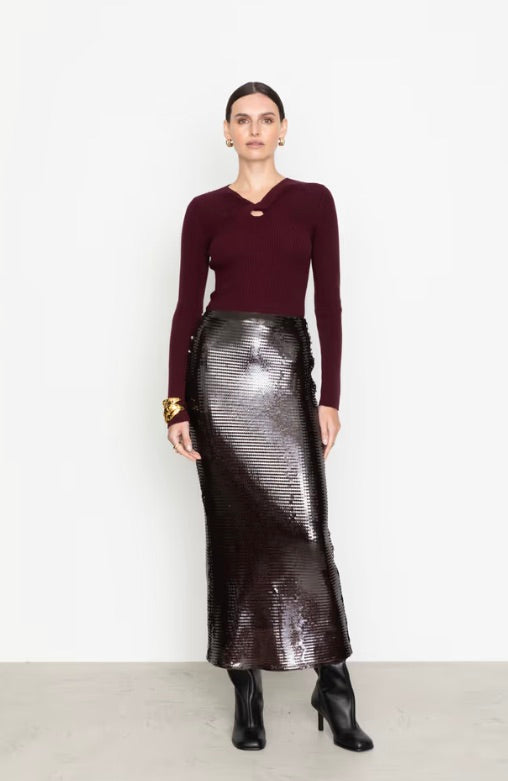 CAMILLA PIHL Eclipse Sequin Skirt - Dale