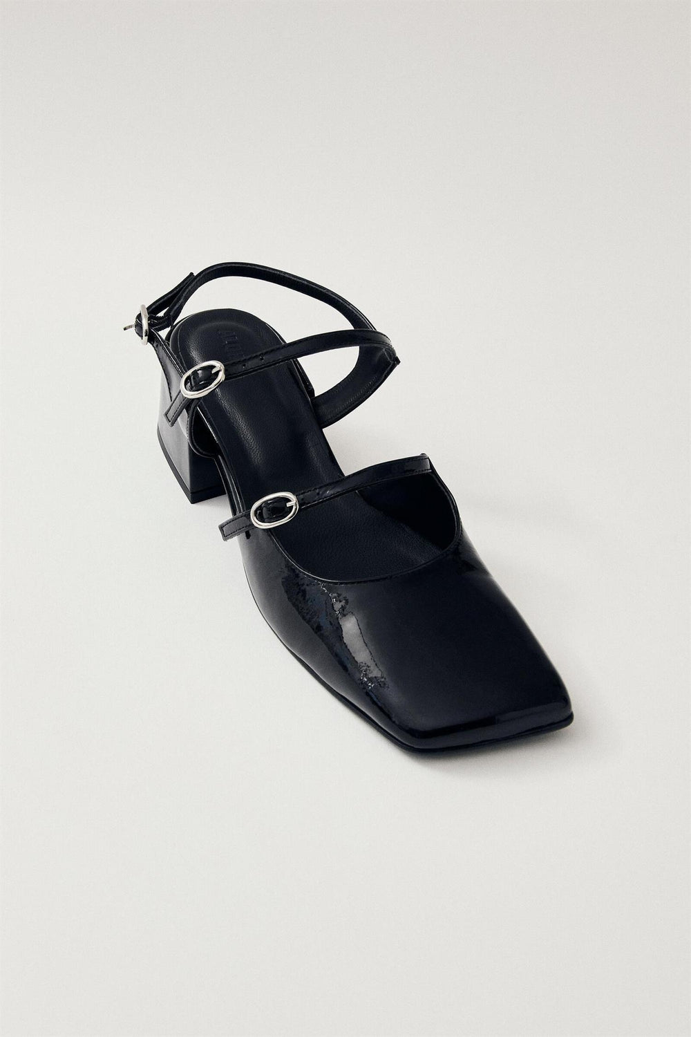 ALOHAS Withnee Onix Black Leather Pumps - Dale
