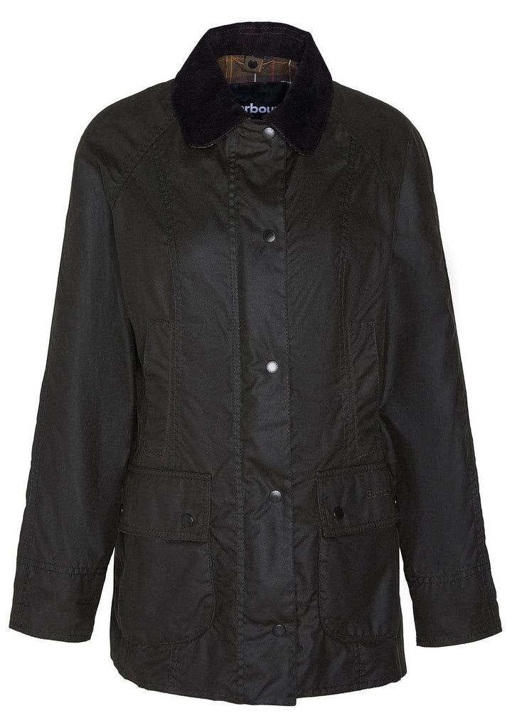 BARBOUR Classic Beadnell Wax Jacket Olive - Dale