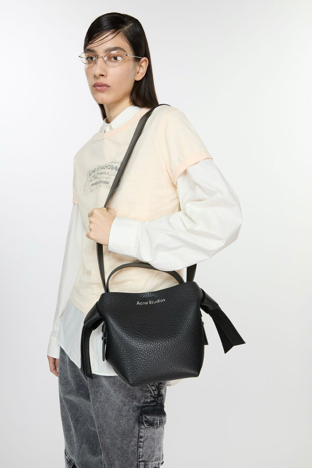 ACNE STUDIOS Musubi Mini Grainy Leather - Dale