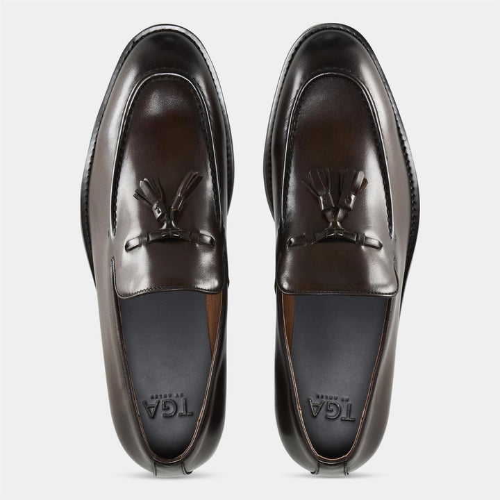 TGA Tassle Loafer Dk Brown - Dale
