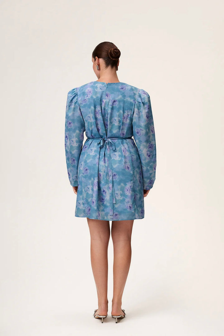 ADOORE Cannes Mini Dress Dusty Blue - Dale
