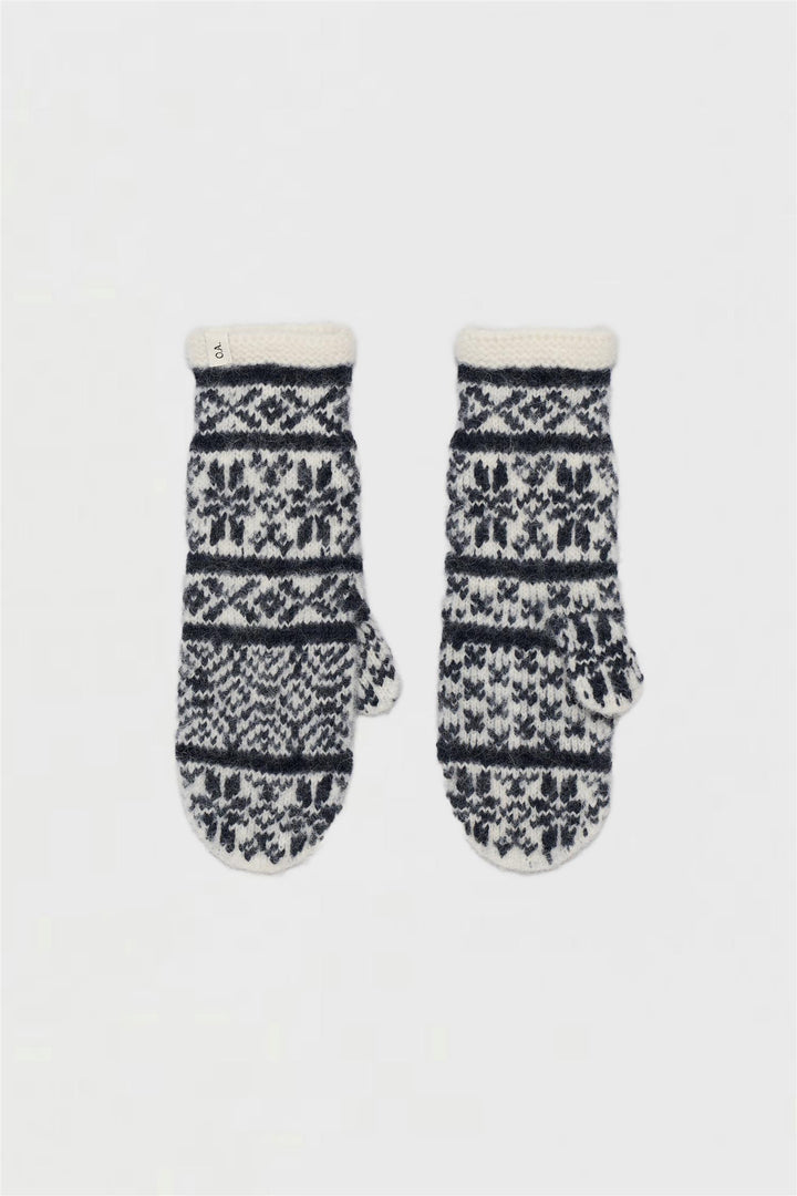 O.A.D O. A. Devold Mittens Dark Navy - Dale