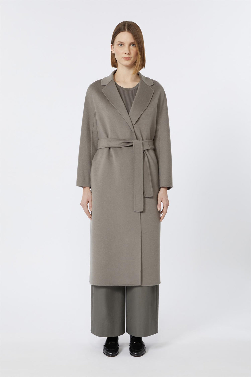 MAX MARA S' Esturia Wool Broadcloth Midi Coat - Dale