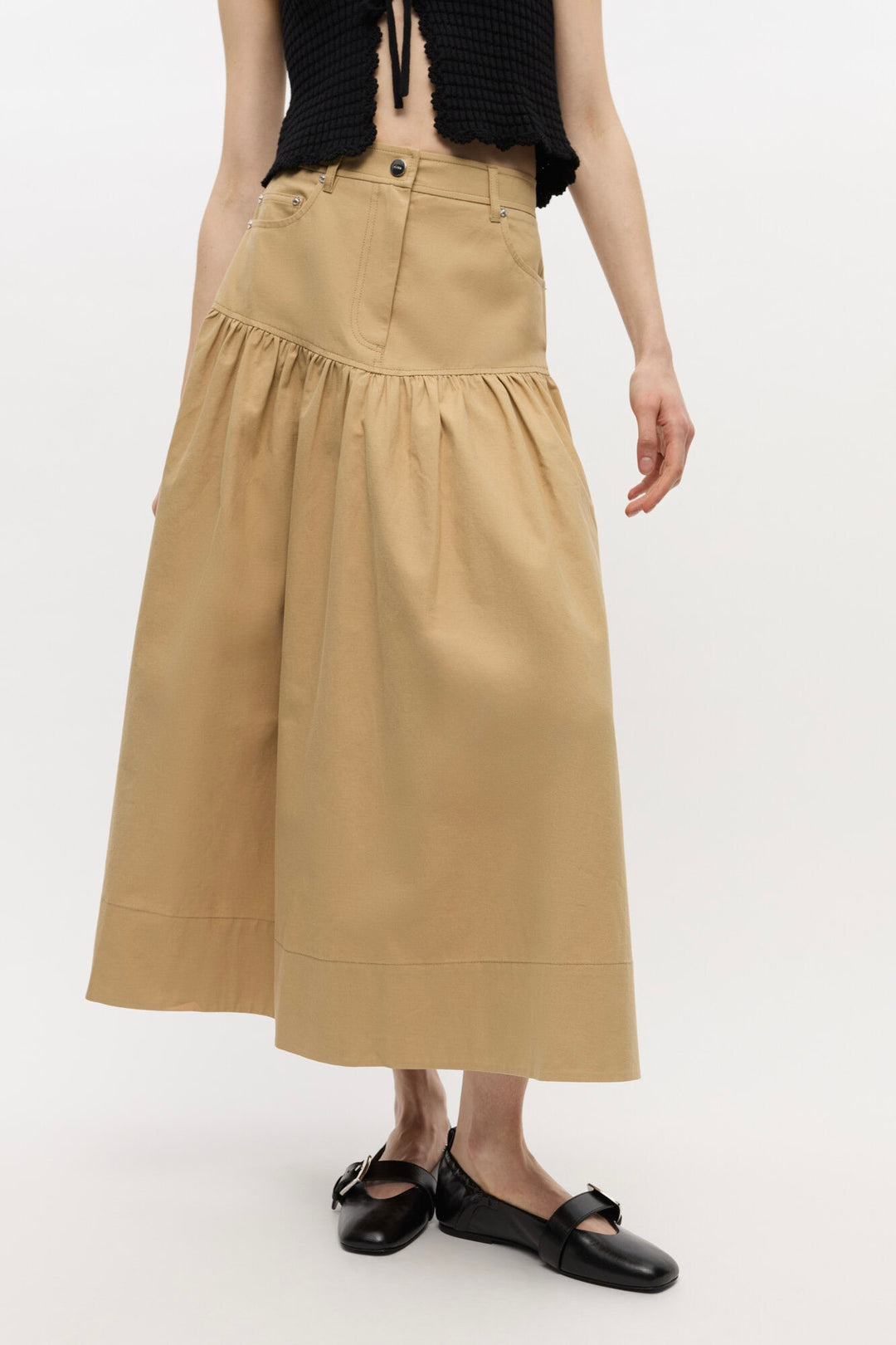 GANNI Suiting Long Skirt - Dale