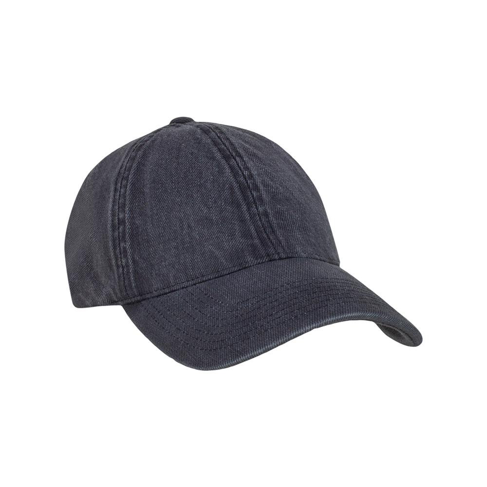 VARSITY HEADWEAR Washed Denim Cap Black - Dale