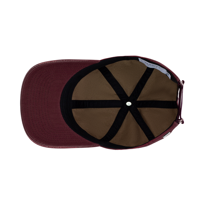 VARSITY HEADWEAR Washed Cotton Cap Burgundy - Dale
