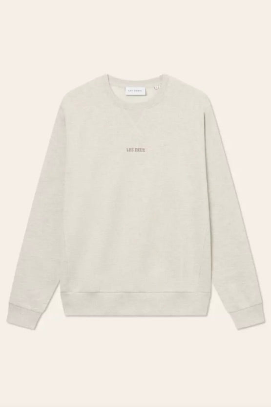 LES DEUX Dexter Sweatshirt Ivory Melange - Dale