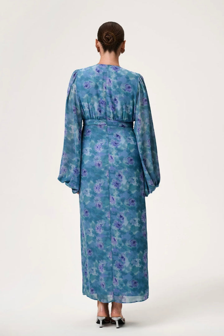 ADOORE Positano Dress Dusty Blue - Dale