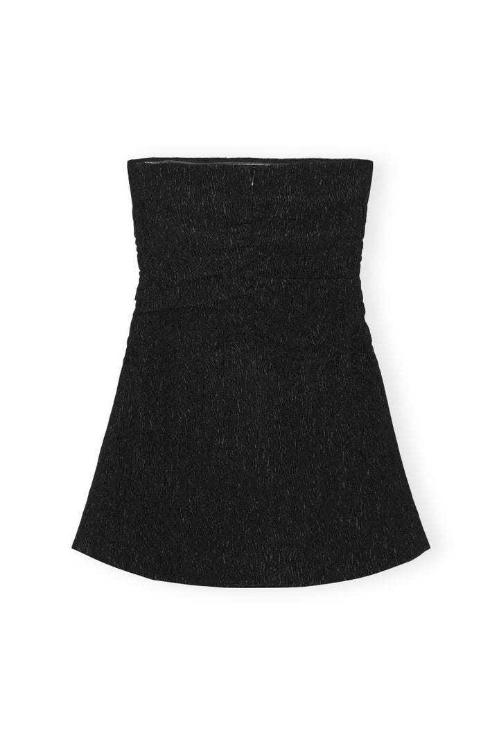 GANNI Viscose Stretch Crepe Strapless Top - Dale