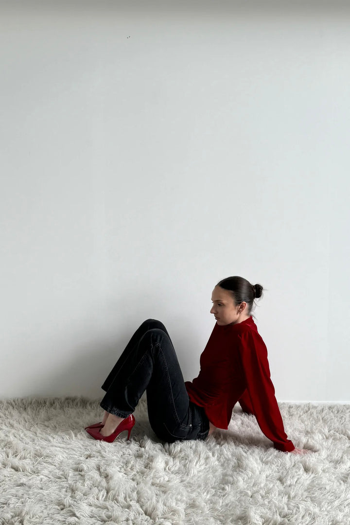 ENVELOPE 1976 Jet top Velvet Red - Dale