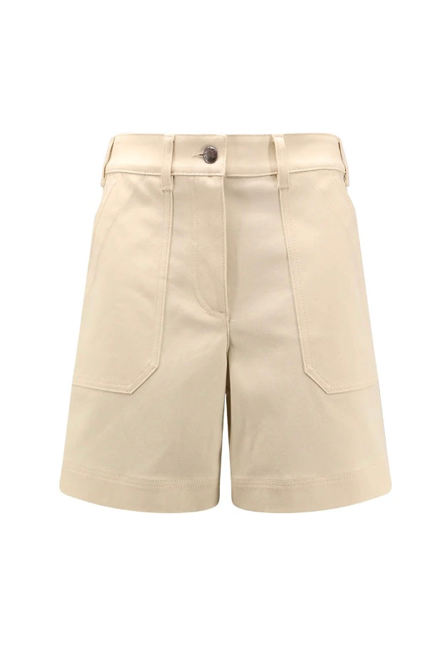 MONCLER Cotton Gabardine Bermuda Shorts - Dale