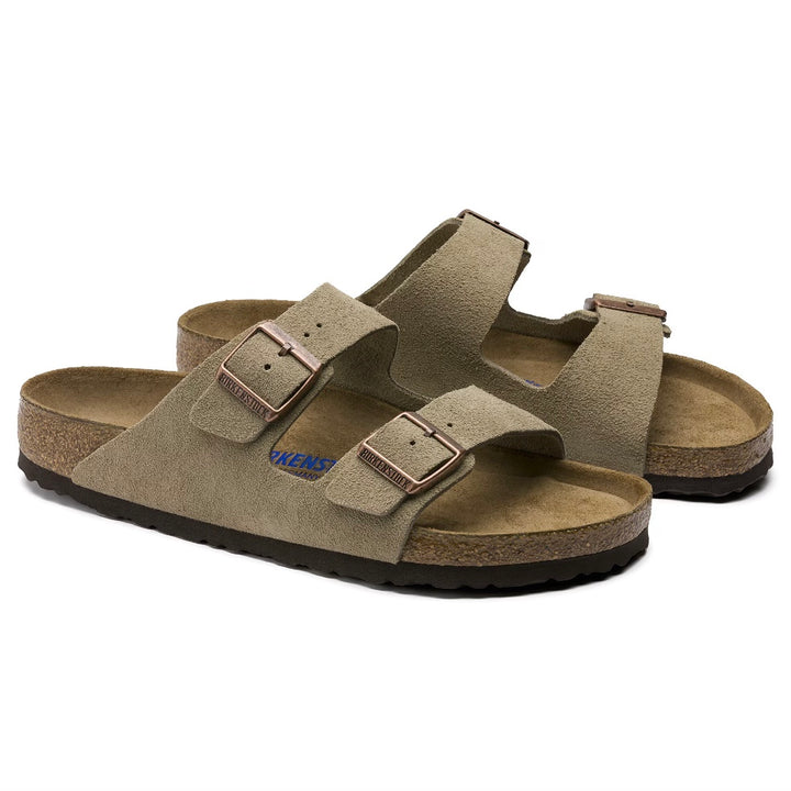 BIRKENSTOCK Arizona Soft Footbed Suede Leather Herre - Dale