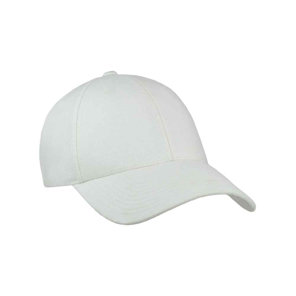 VARSITY HEADWEAR Linen Cap Shell White - Dale