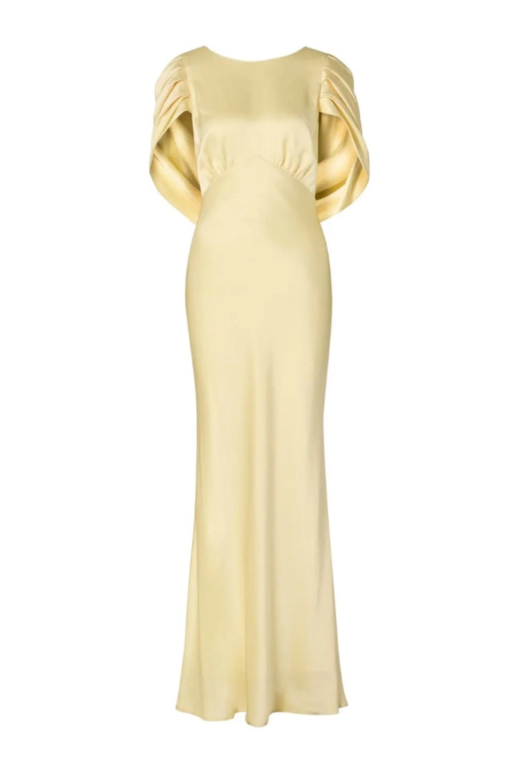 BY MALINA Louise Maxi Dress Lemon - Dale