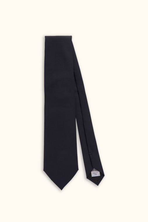 Wool Tie Dark Blue