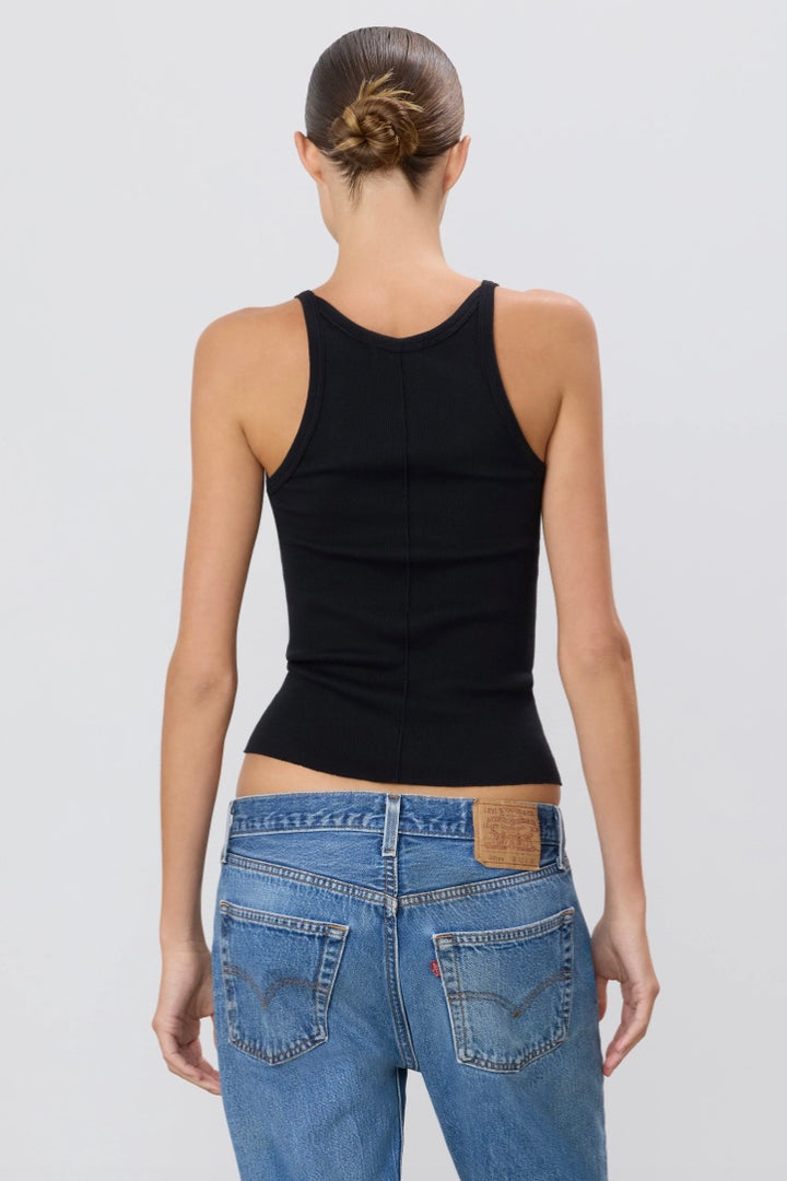 ETERNE Rib Tank Black - Dale