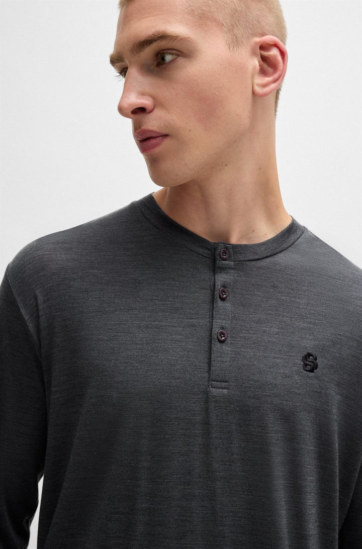 BOSS Merino Long Set Grey - Dale