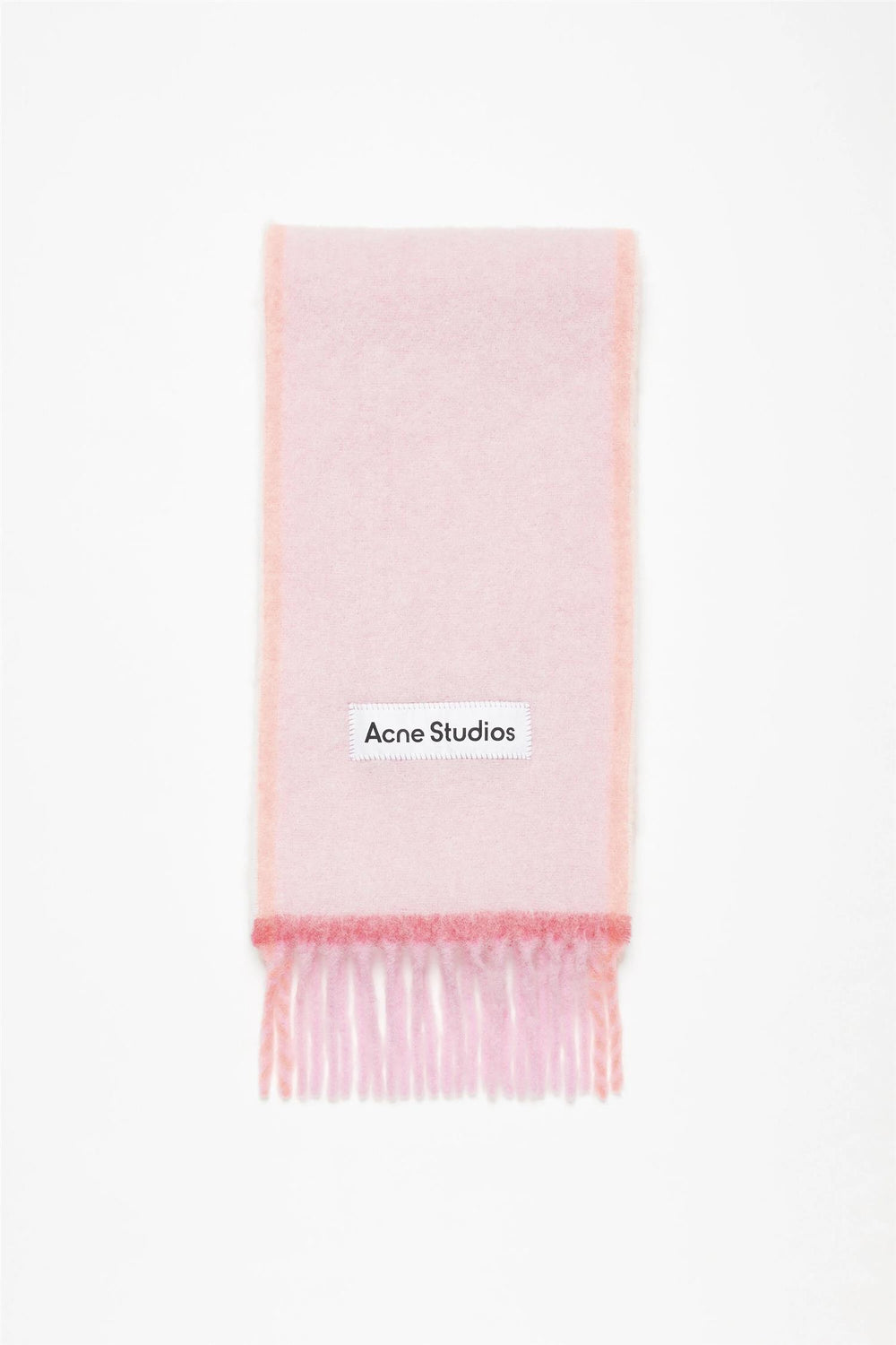 ACNE STUDIOS Wool Mohair Narrow Scarf Pink - Dale