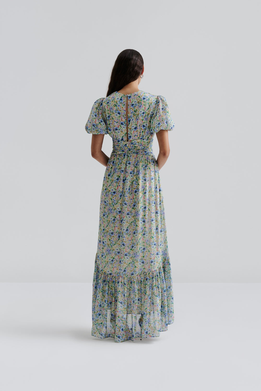BY MALINA Beatrice Short Sleeve Maxi Dress - Dale