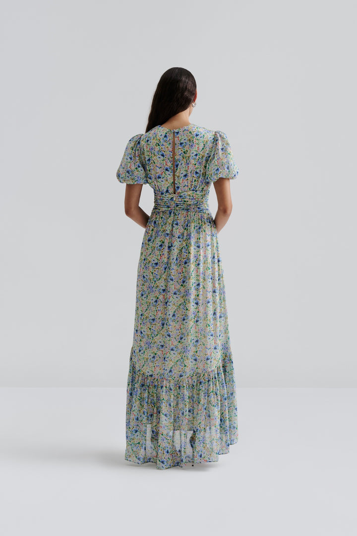 BY MALINA Beatrice Short Sleeve Maxi Dress - Dale