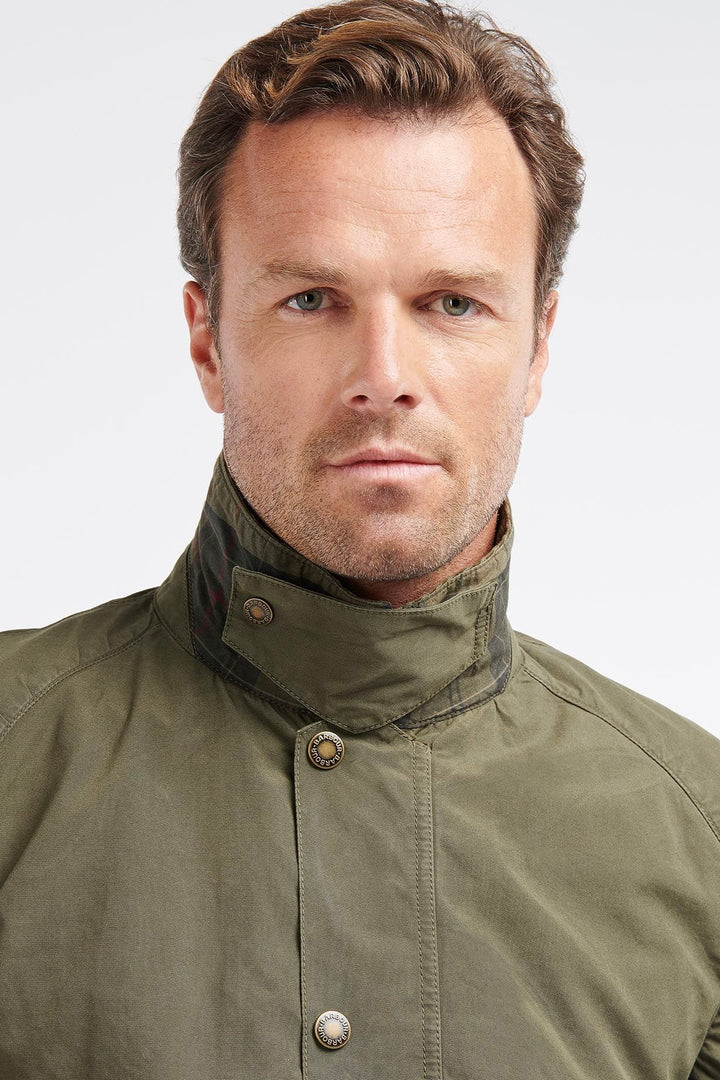 BARBOUR Ashby Casual Jacket Olive - Dale