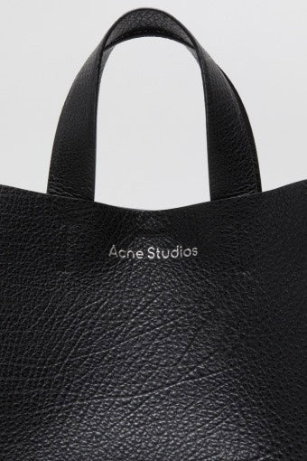 ACNE STUDIOS Musubi Tote New Grainy Leather Black - Dale