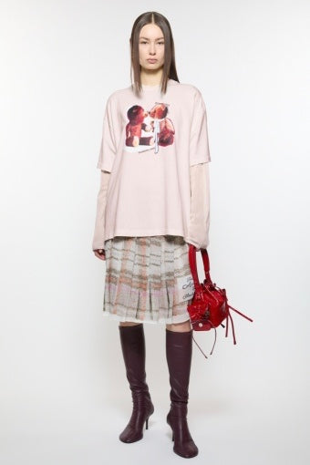 ACNE STUDIOS Edra Double Long Sleeve T-shirt - Dale